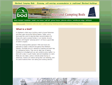 Tablet Screenshot of camping-bods.co.uk